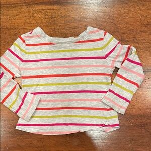 Old Navy Multicolor Striped Long Sleeve Tee